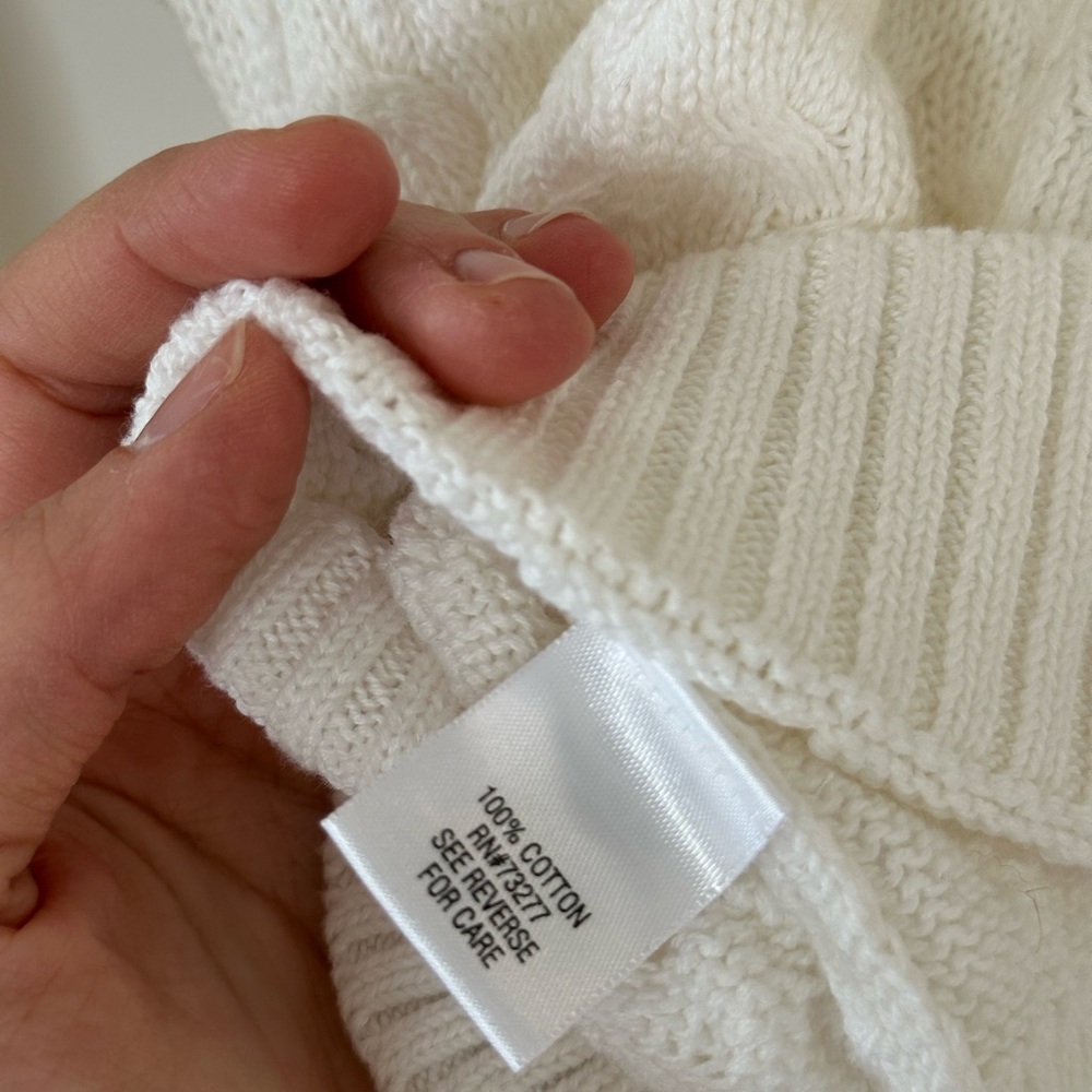 Croft & Barrow Extra Soft Cable Crewneck Sweater - Picture 8 of 9